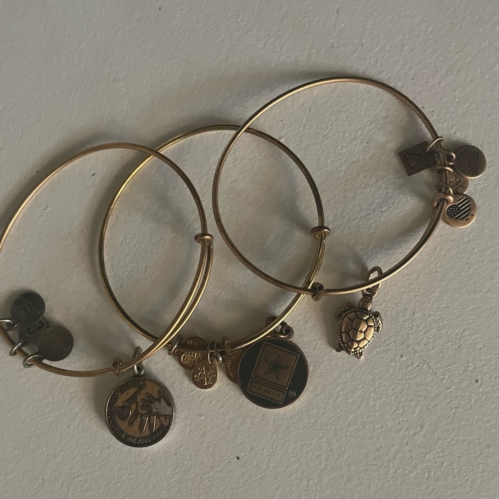 Alex and Ani Lot of Three Bracelets